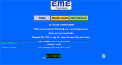 Desktop Screenshot of emepropiedades.com.ar